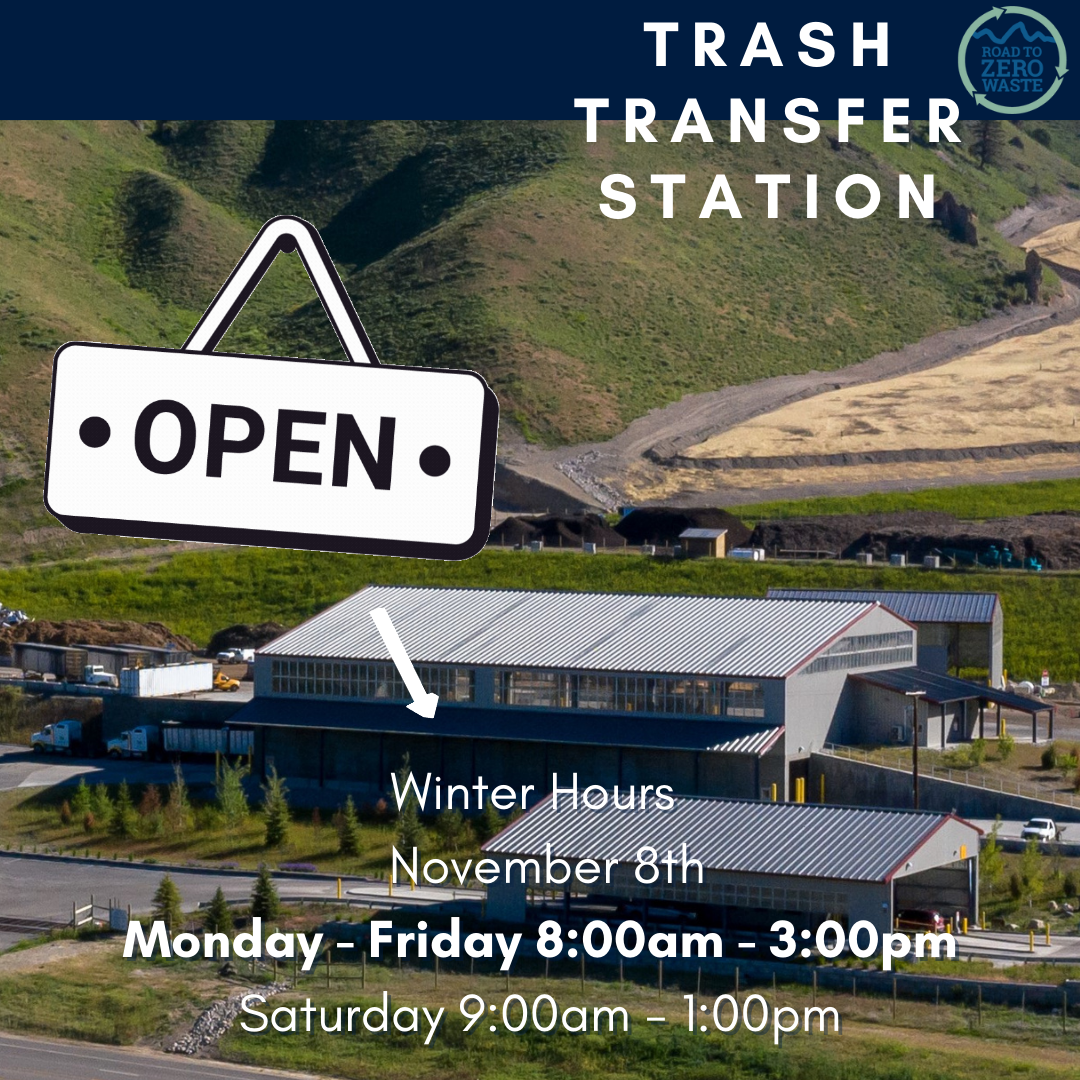 Trash Transfer Station - Winter Hours 2021 